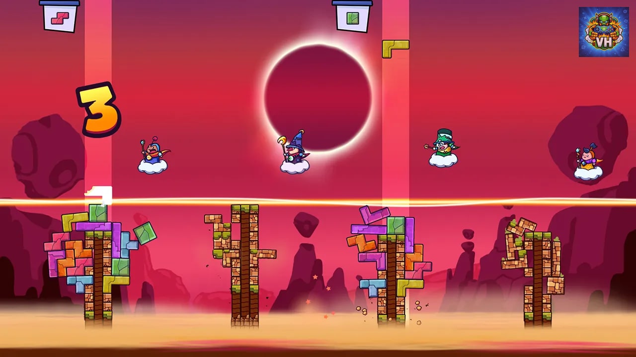 Tricky Towers Nintendo Switch - ảnh màn hình 2