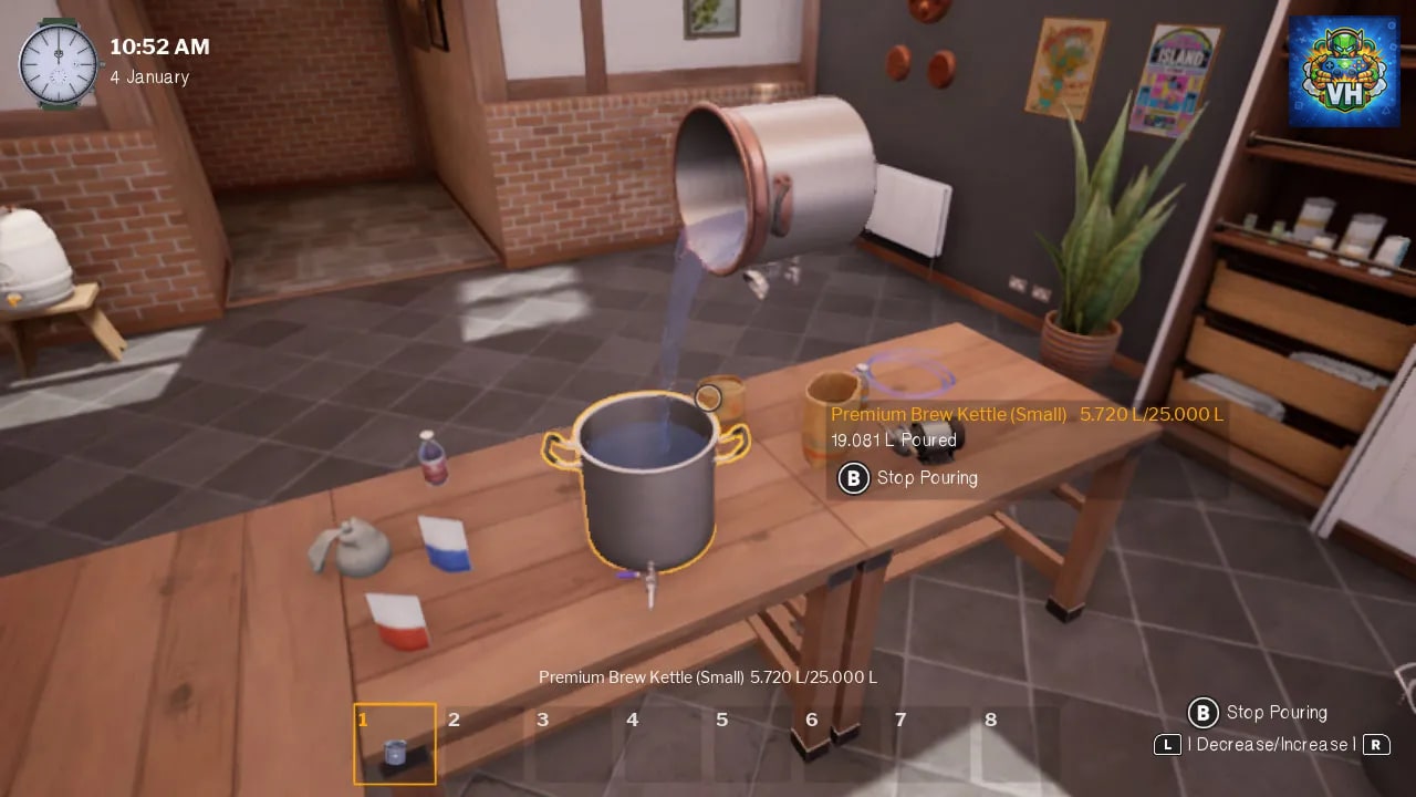 Brewmaster: Beer Brewing Simulator Nintendo Switch - ảnh màn hình 1