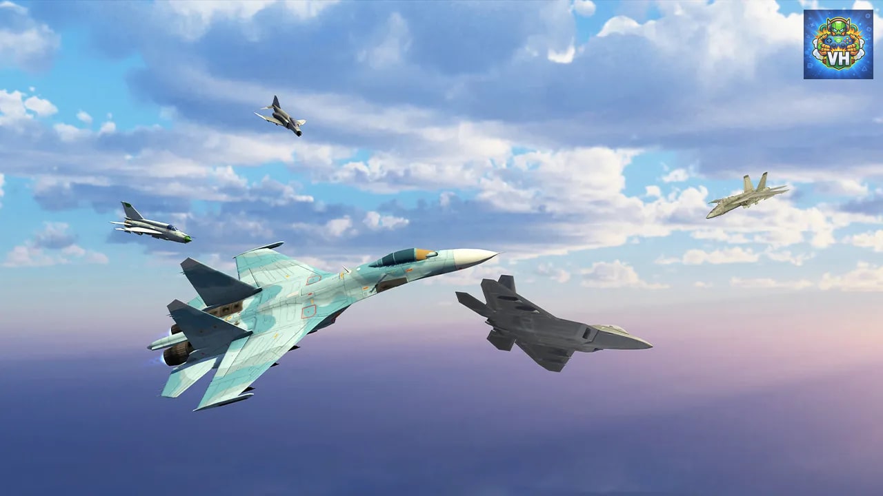 Horizon Midnight Sky Combat Aircraft - War Arena Flight Simulator 2022 Nintendo Switch - ảnh màn hình 2