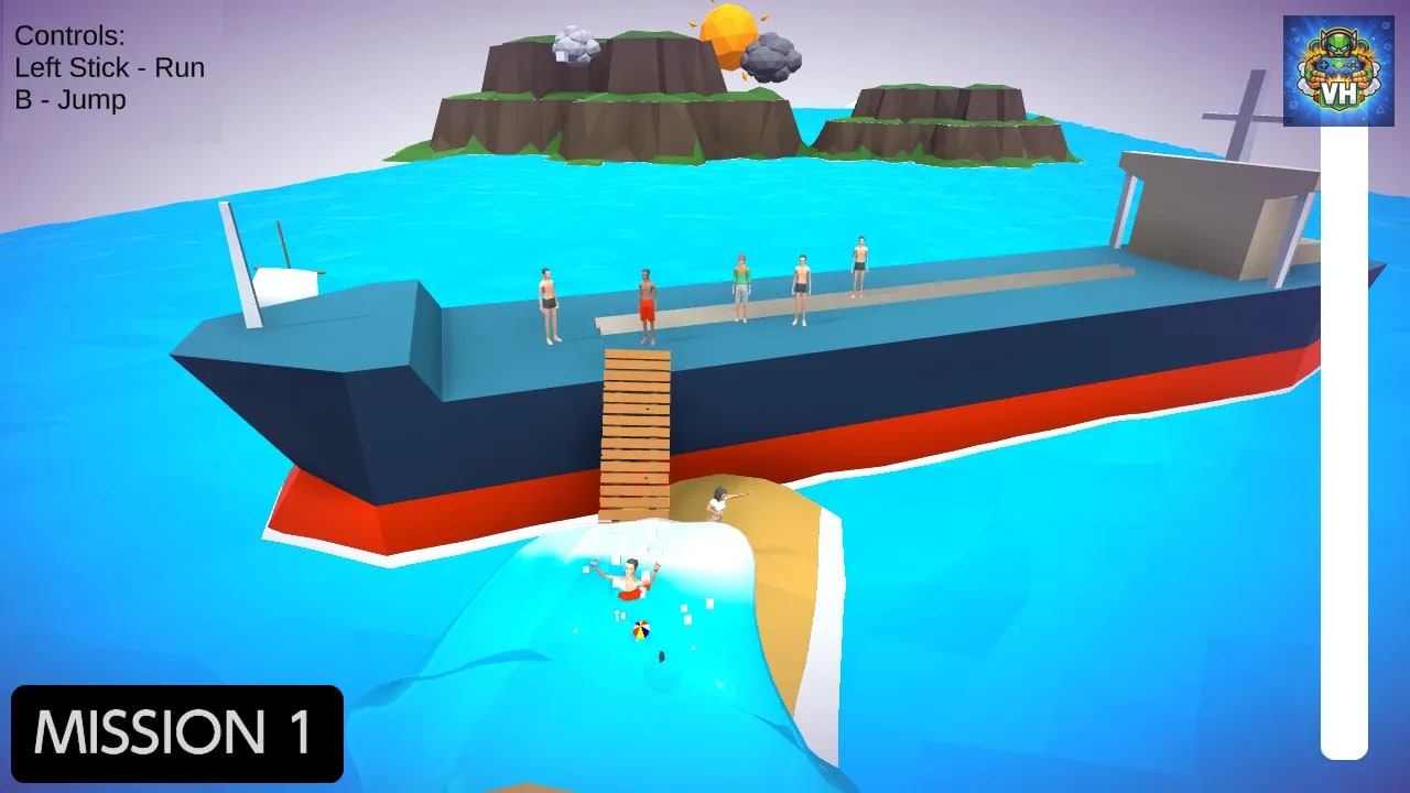 Waves Running Simulator - Surfing Hyper Runner Casual 3D Games Nintendo Switch - ảnh màn hình 2