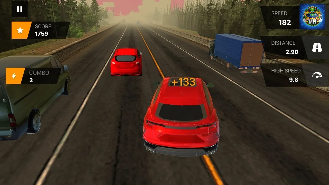 Car Racing Highway Driving Simulator, real parking driver sim speed traffic deluxe 2022 Nintendo Switch - ảnh màn hình 2