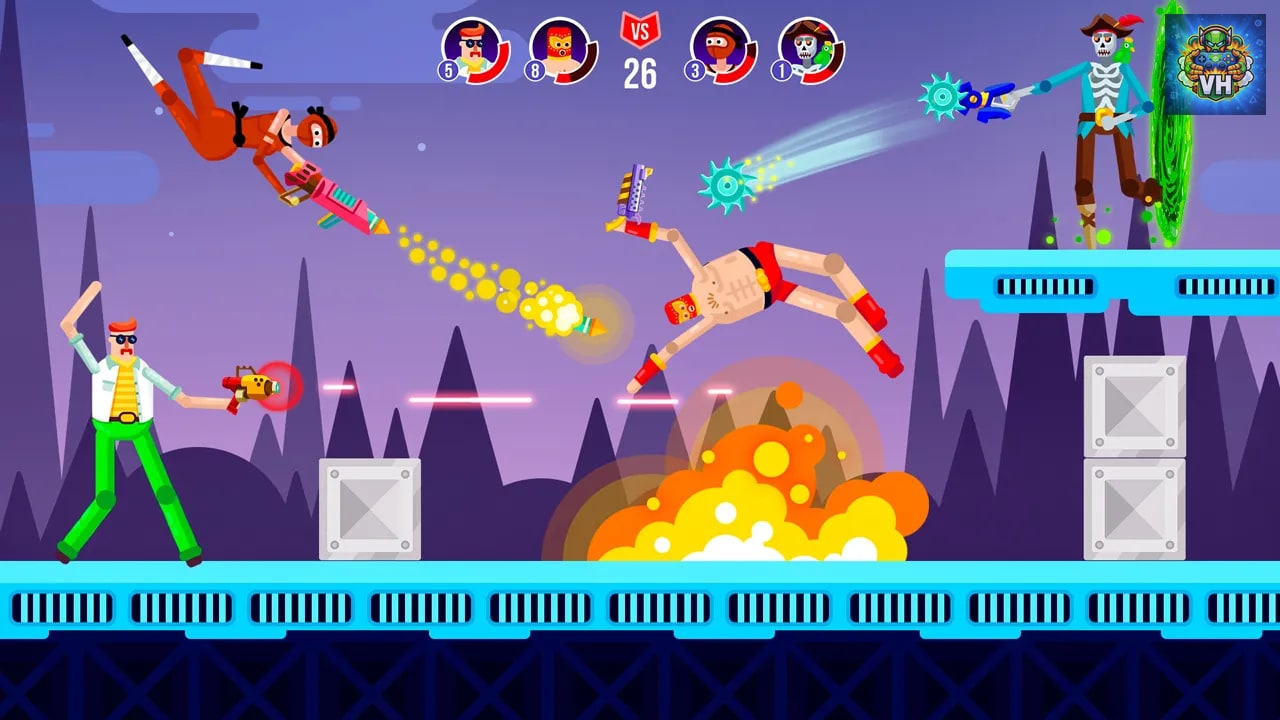 Ragdoll Rage: Heroes Arena Nintendo Switch - ảnh màn hình 5