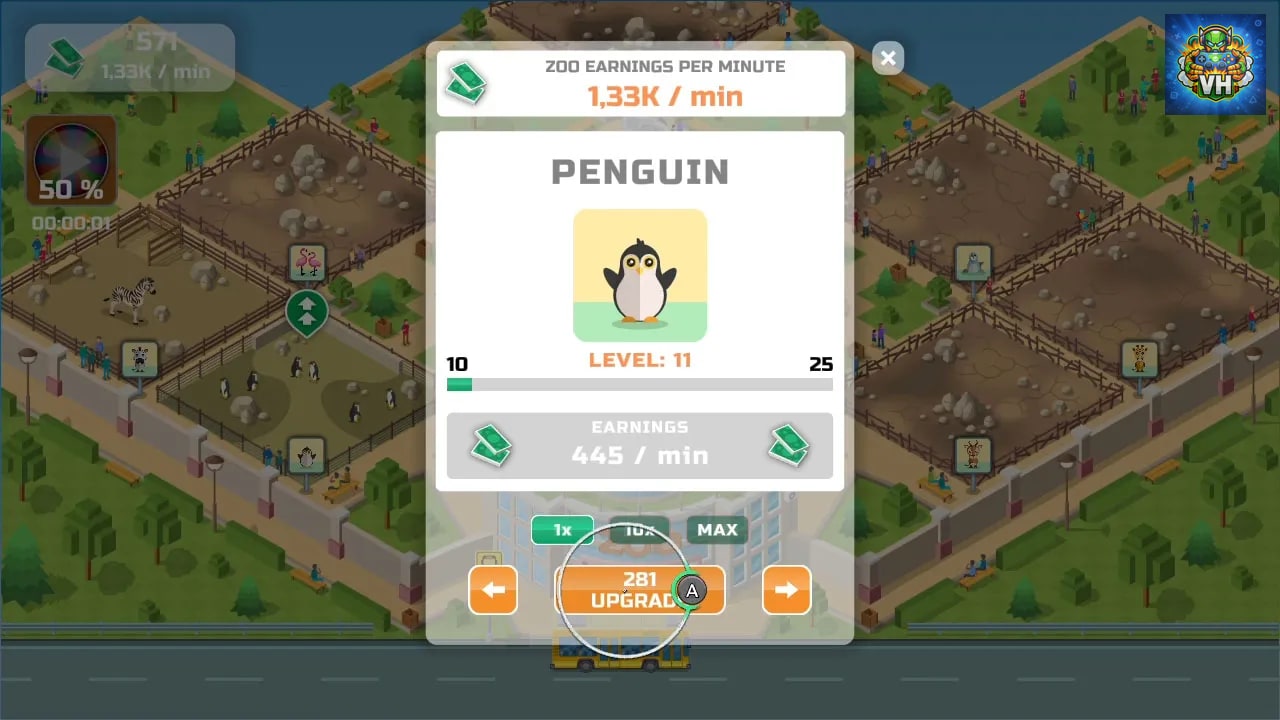 Idle Zoo Park Nintendo Switch - ảnh màn hình 4