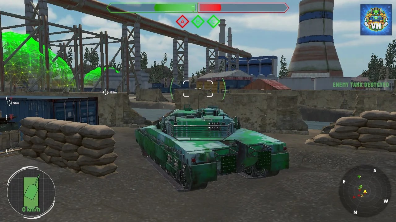 World of Machines - Tanks War Operation Nintendo Switch - ảnh màn hình 1