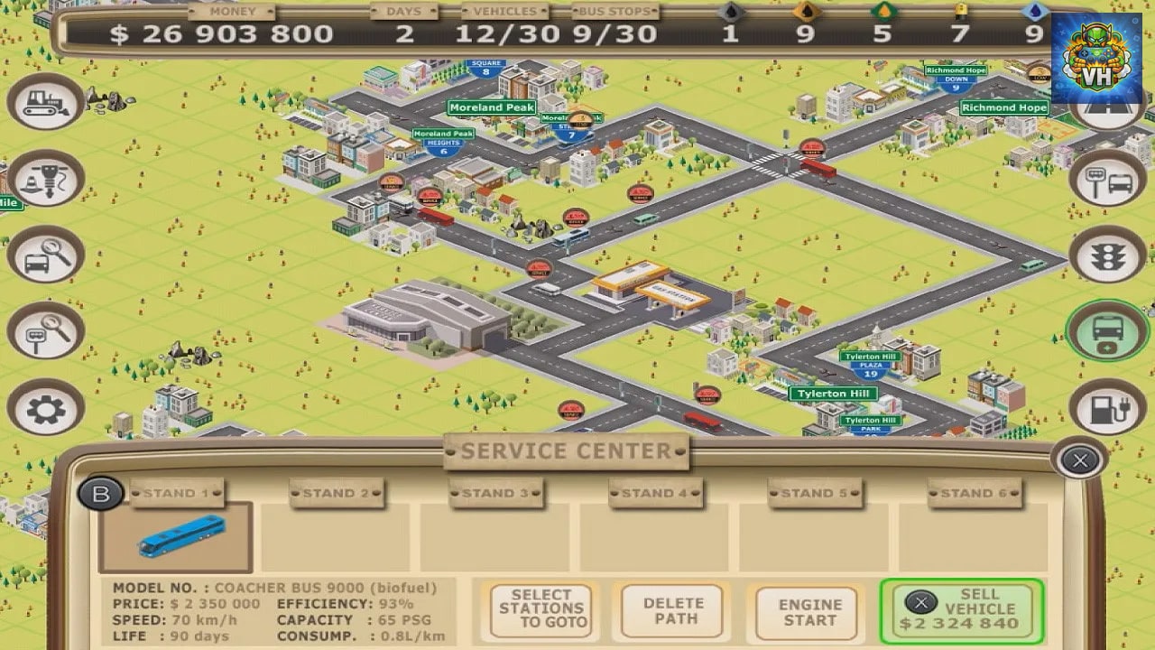 Bus Tycoon Night and Day Nintendo Switch - ảnh màn hình 4