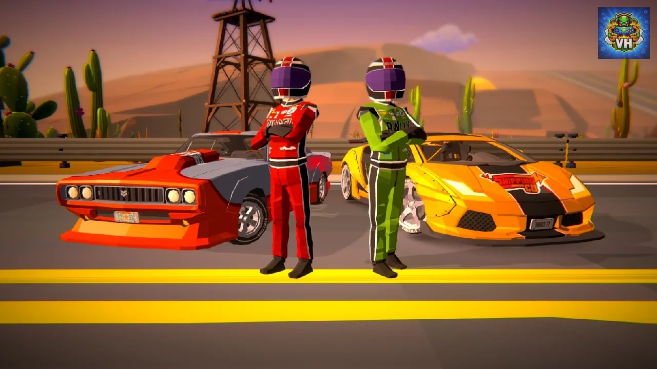 Polyturbo Drift Racing Simulator Nintendo Switch - ảnh màn hình 1