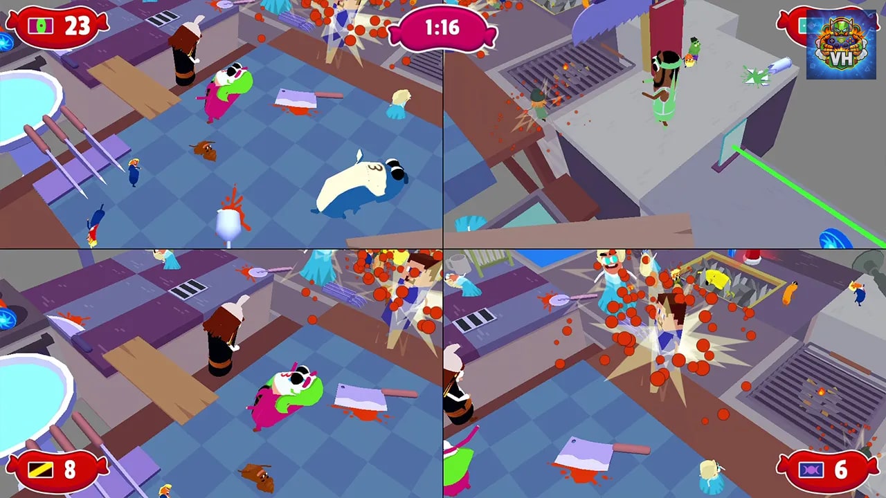 Sausage Wars Nintendo Switch - ảnh màn hình 1