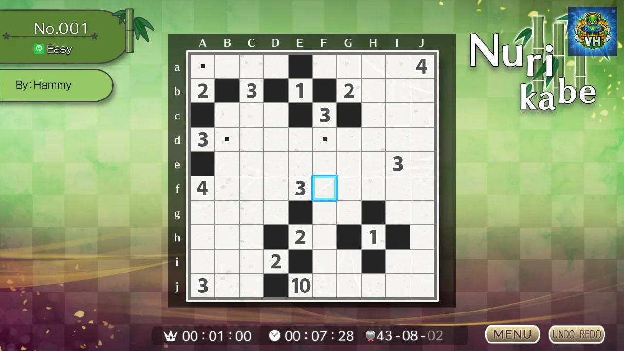 Puzzle by Nikoli S Nurikabe Nintendo Switch - ảnh màn hình 9