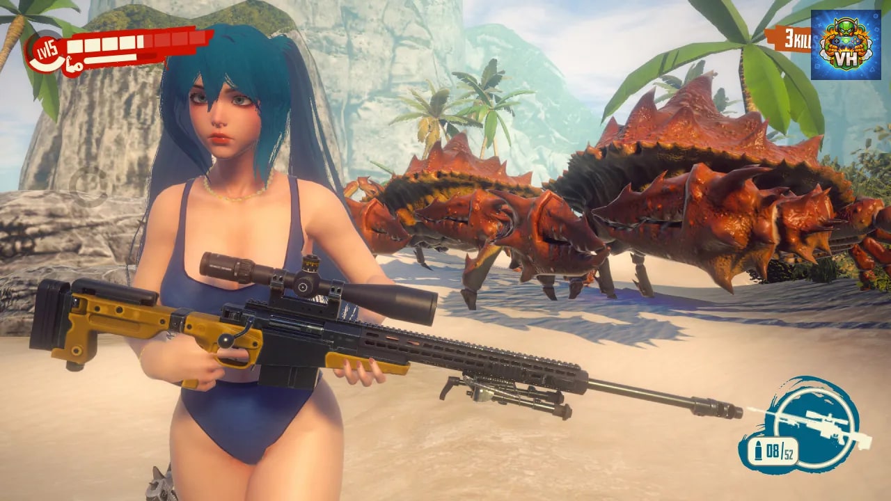 Anime Girls: Sun of a Beach Nintendo Switch - ảnh màn hình 3