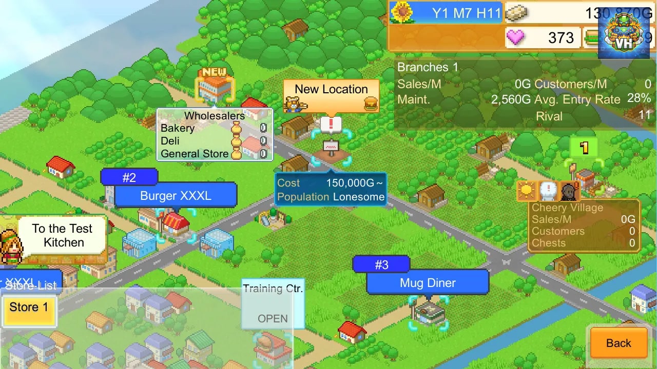 Burger Bistro Story Nintendo Switch - ảnh màn hình 1