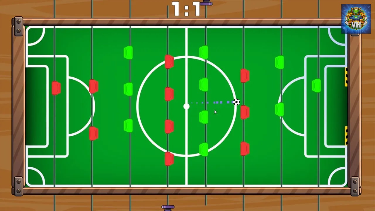 Foosball League Cup: Arcade Table Football Simulator Nintendo Switch - ảnh màn hình 1