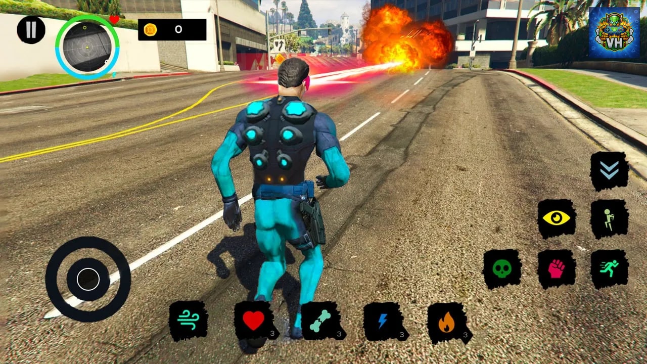 City Super Hero 3D - Flying Legend Warriors Deluxe Simulator Nintendo Switch - ảnh màn hình 10