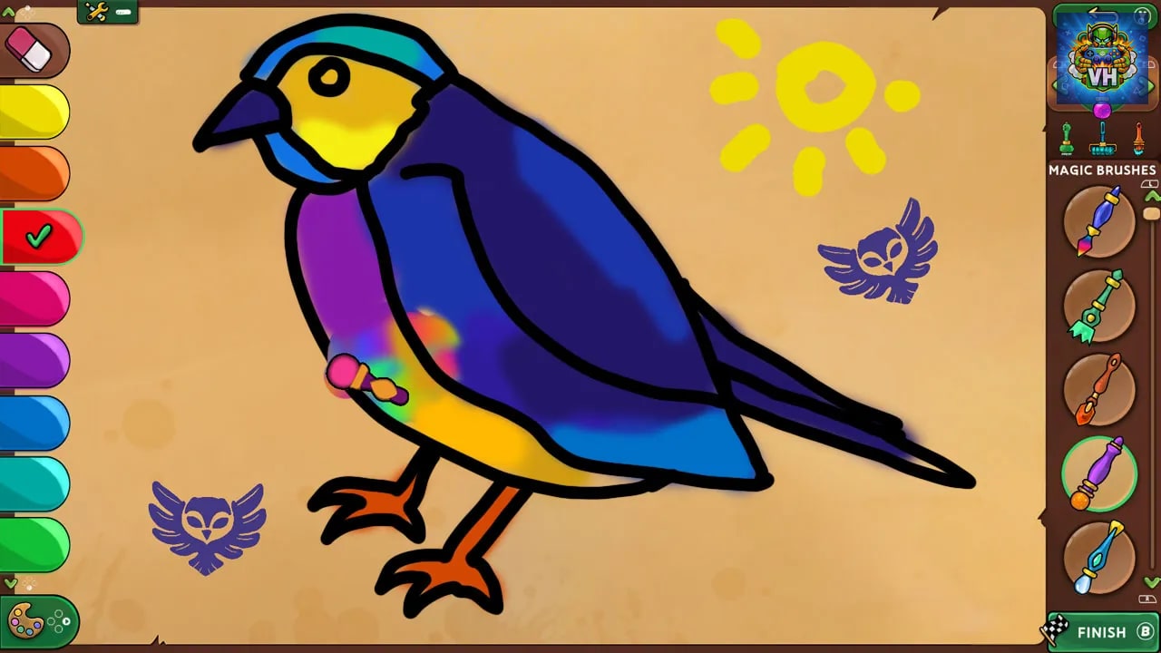 Red Wings: Coloring Planes Nintendo Switch - ảnh màn hình 3