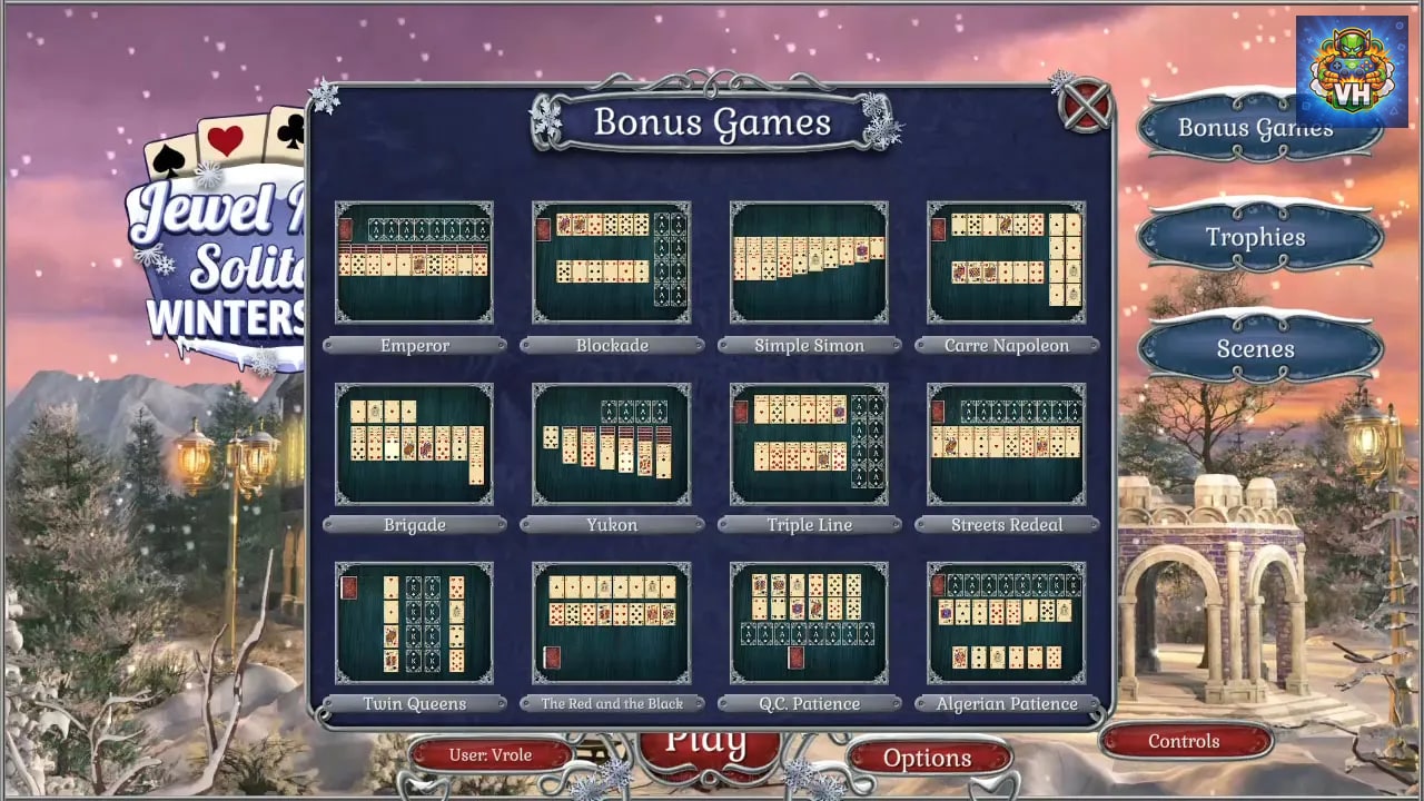 Jewel Match Solitaire: Winterscapes Nintendo Switch - ảnh màn hình 1