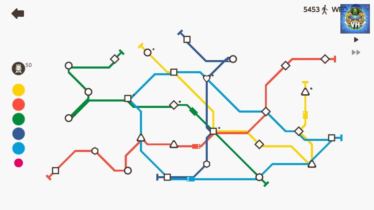 Mini Subway: Logic on the Metro Line Nintendo Switch - ảnh màn hình 1