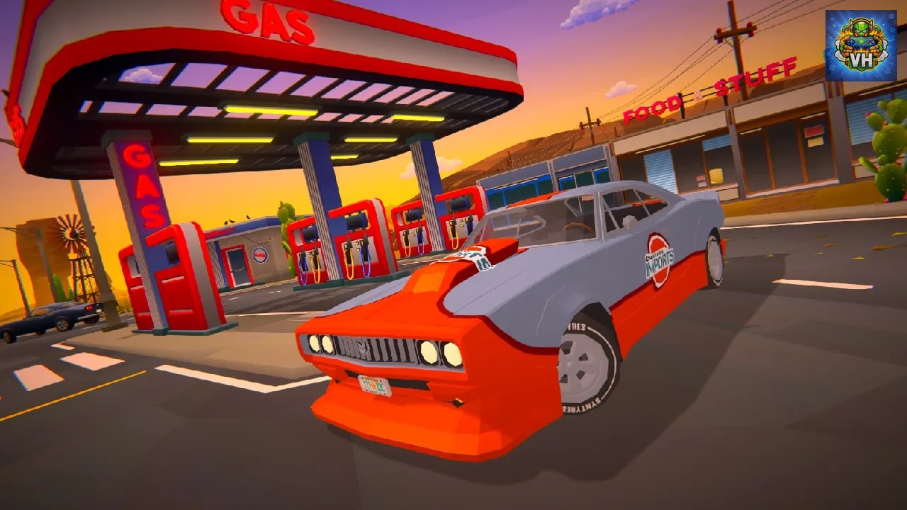 Polyturbo Drift Racing Simulator Nintendo Switch - ảnh màn hình 2
