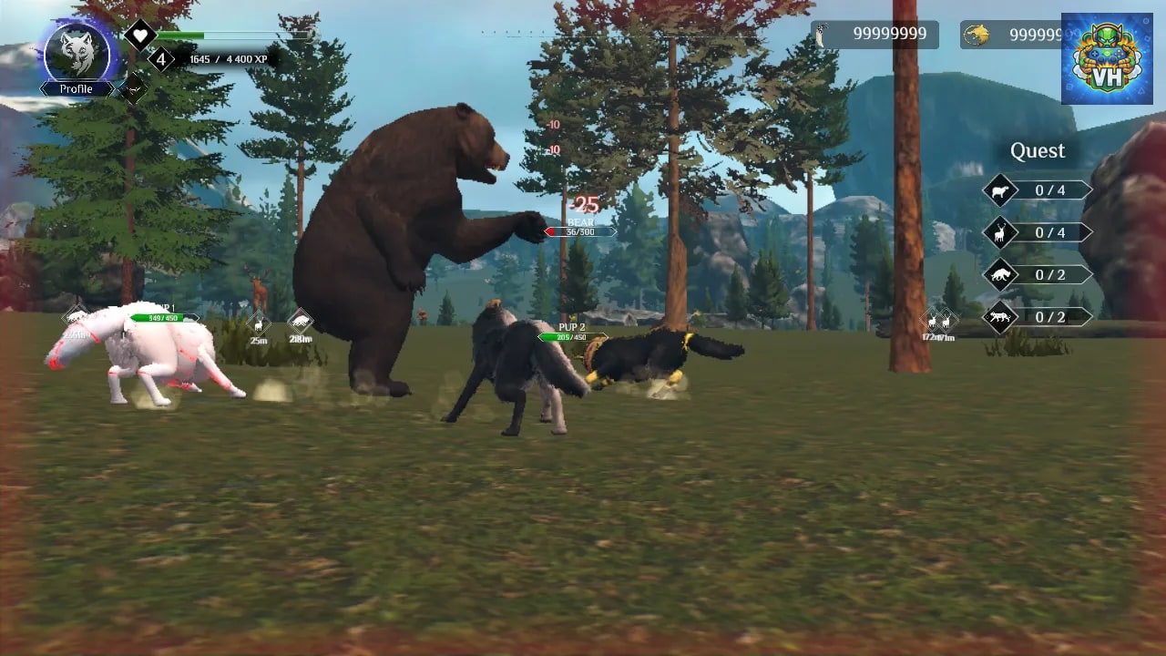 Wolf Simulator: RPG Survival Animal Battle Nintendo Switch - ảnh màn hình 1