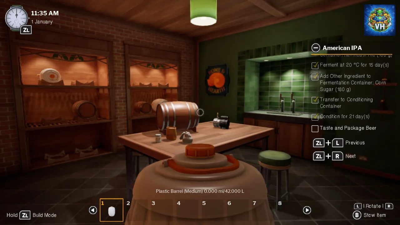 Brewmaster: Beer Brewing Simulator Nintendo Switch - ảnh màn hình 5