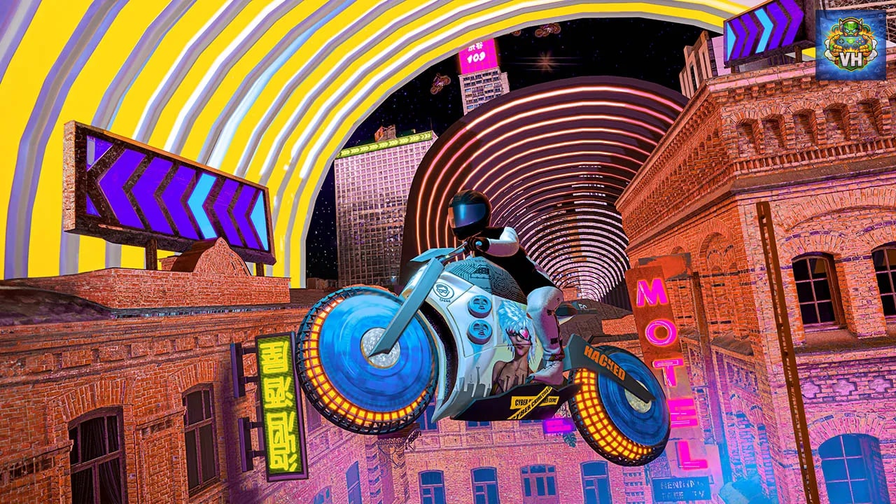 Moto Racer 2044 Game Simulator Nintendo Switch - ảnh màn hình 6