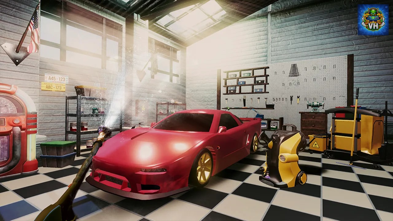 Wash Simulator - Clean Garage, House, Cars Business Tycoons Nintendo Switch - ảnh màn hình 4