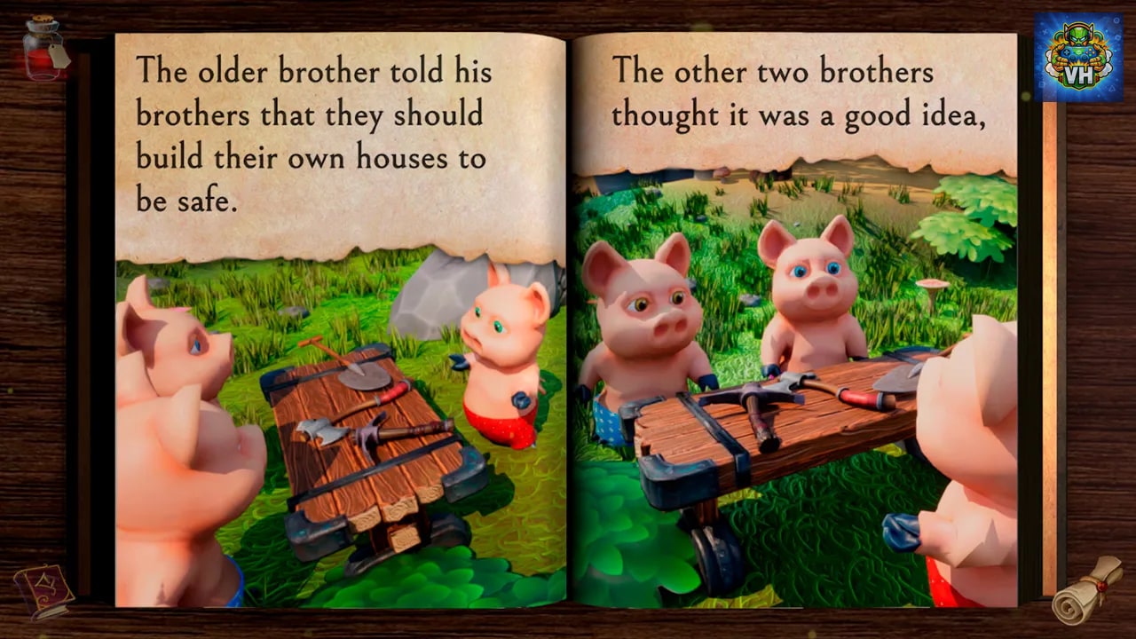 The Three Little Pigs: Interactive Book Nintendo Switch - ảnh màn hình 4