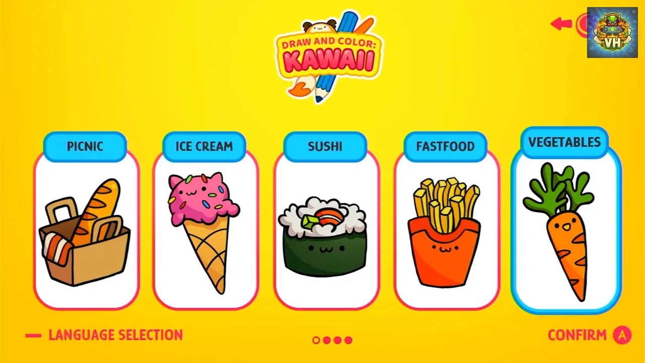 DRAW AND COLOR: KAWAII Nintendo Switch - ảnh màn hình 5