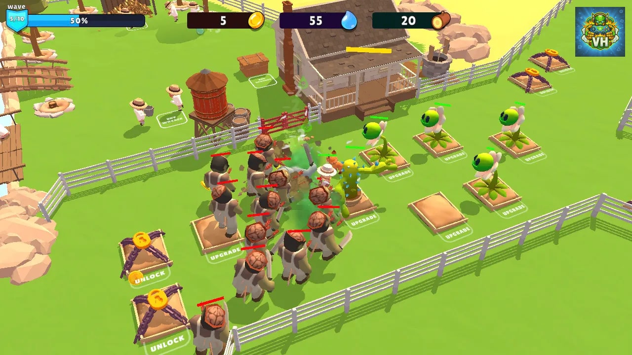 Zombie Garden vs Plants Defence -Battle Craft and Survival Simulator Game Nintendo Switch - ảnh màn hình 6