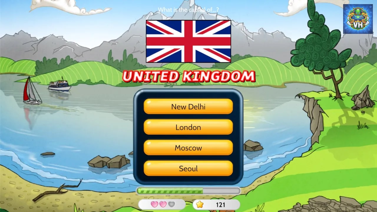 Capitals Quizzer Nintendo Switch - ảnh màn hình 1