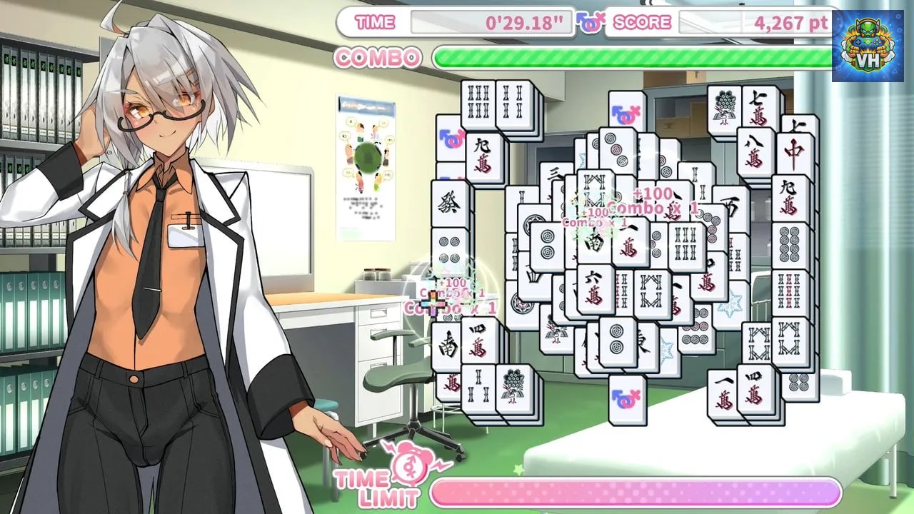 Otoko Cross: Pretty Boys Mahjong Solitaire Nintendo Switch - ảnh màn hình 1