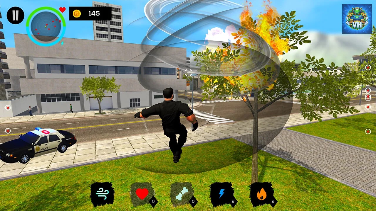 City Super Hero 3D - Flying Legend Warriors Deluxe Simulator Nintendo Switch - ảnh màn hình 4