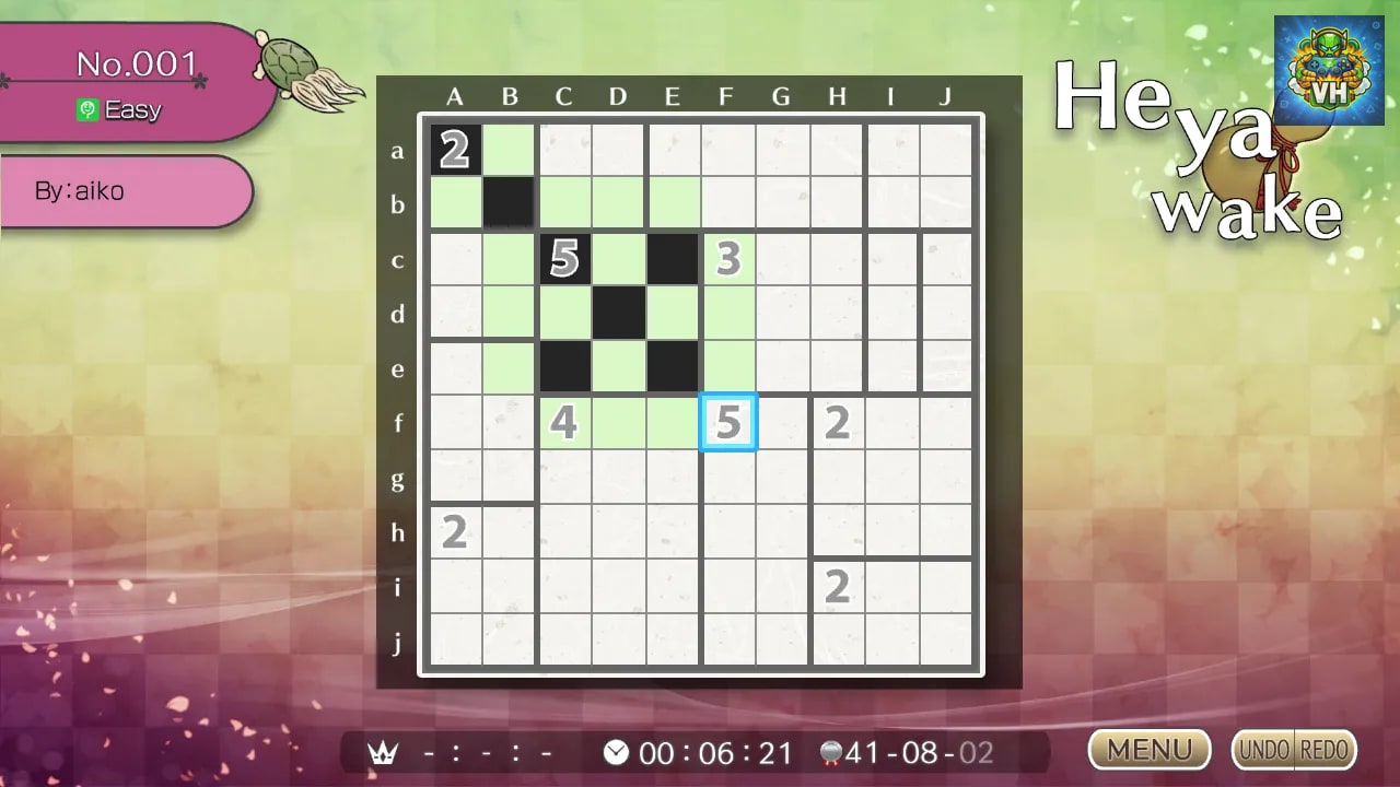 Puzzle by Nikoli S Heyawake Nintendo Switch - ảnh màn hình 3
