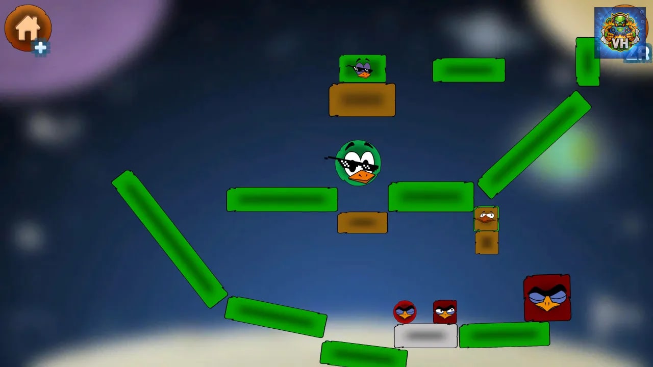 Red Bird Adventure: Classic Physics Puzzle Nintendo Switch - ảnh màn hình 4