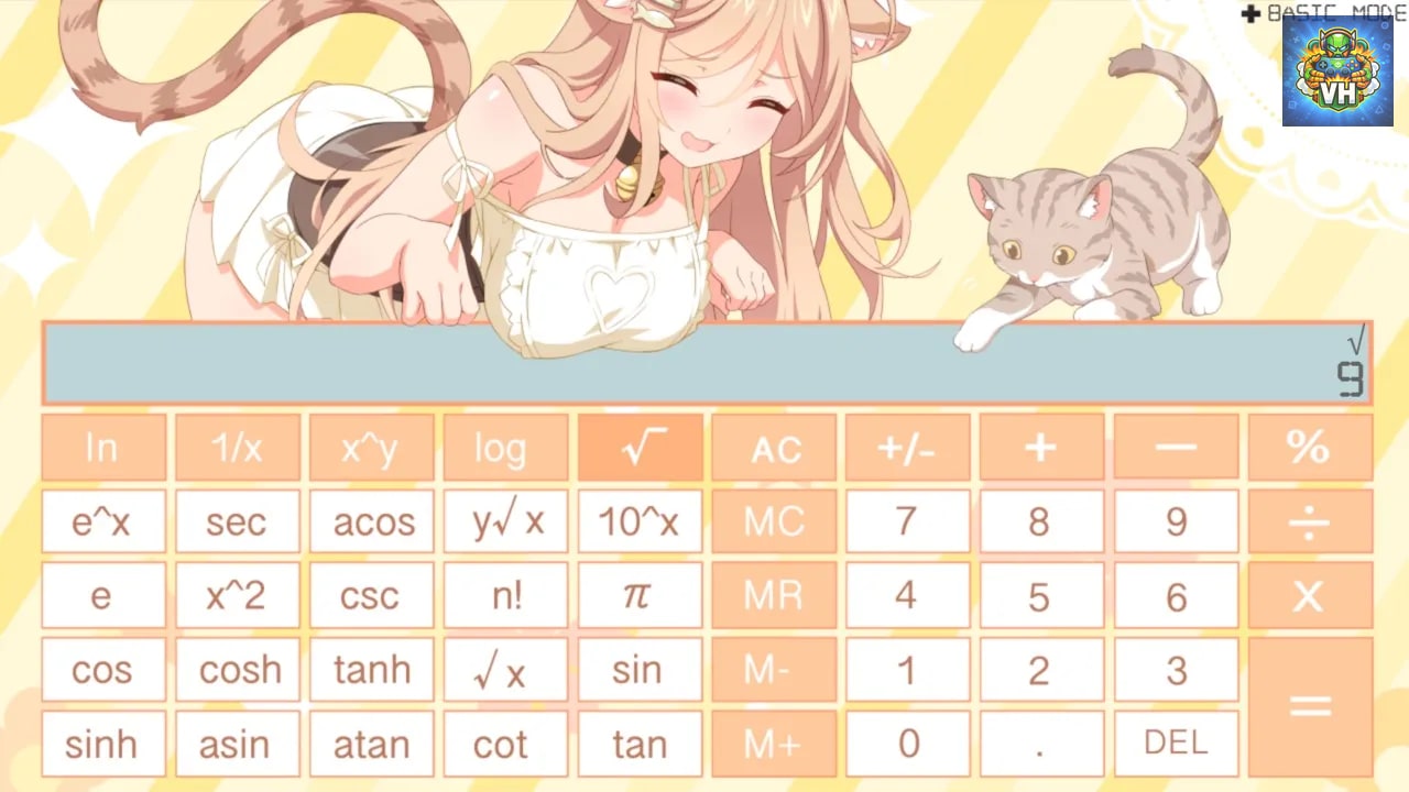 Sakura Neko Calculator Nintendo Switch - ảnh màn hình 2