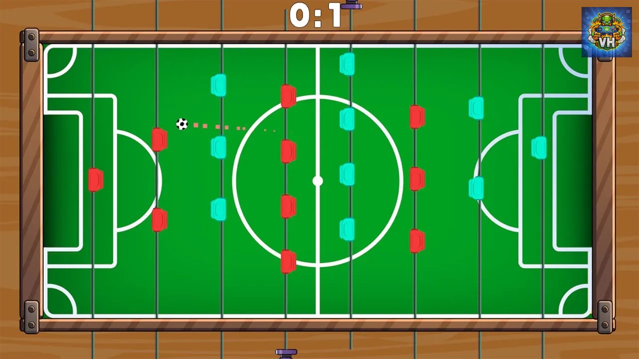 Foosball League Cup: Arcade Table Football Simulator Nintendo Switch - ảnh màn hình 2