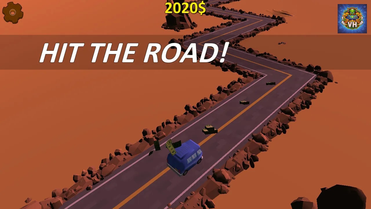 Highway Getaway: ZigZag Blocky Car Nintendo Switch - ảnh màn hình 5