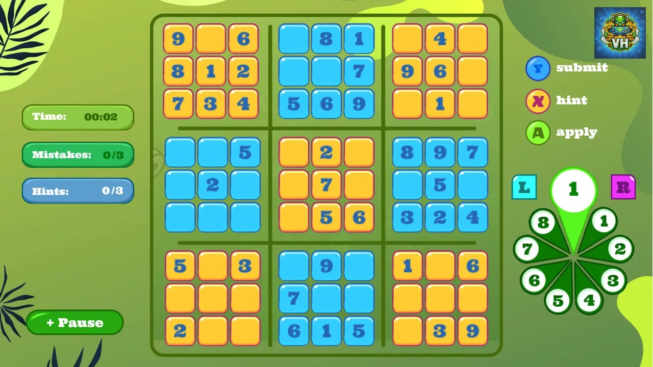 SUDOKU - GAME FOR KIDS Nintendo Switch - ảnh màn hình 2