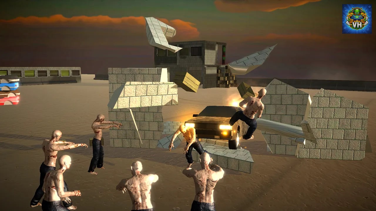 The Zombie Smasher - Dead Apocalyptic Killer Car Driving & Parking Games Survival Nintendo Switch - ảnh màn hình 4