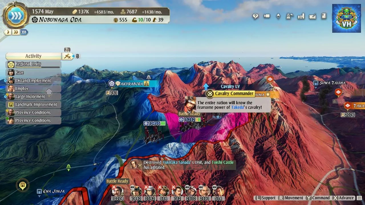 NOBUNAGA'S AMBITION: Awakening Nintendo Switch - ảnh màn hình 4
