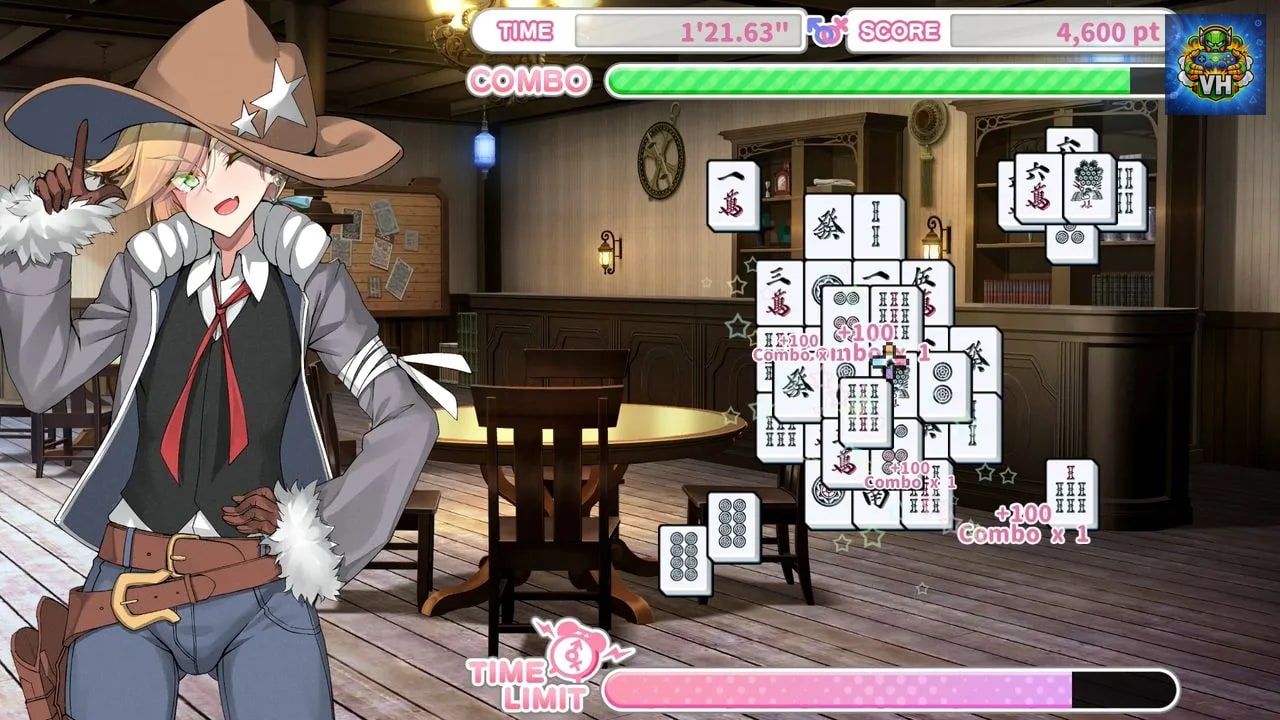 Otoko Cross: Pretty Boys Mahjong Solitaire Nintendo Switch - ảnh màn hình 2