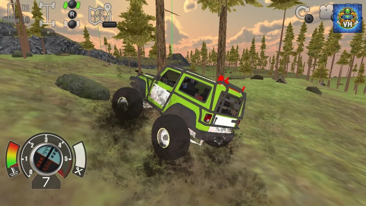Offroad Truck 4x4 Dirt Simulator - Rally Racing Game Nintendo Switch - ảnh màn hình 1