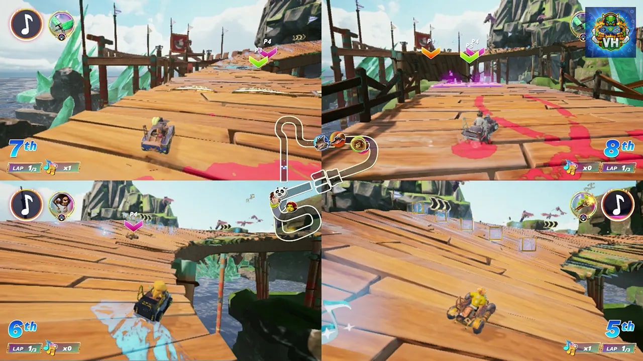 DreamWorks All-Star Kart Racing Nintendo Switch - ảnh màn hình 3