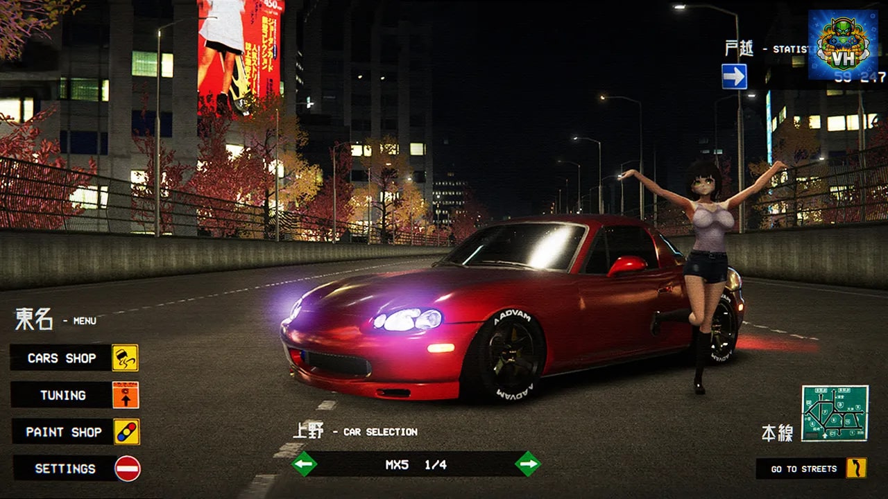 Kanjozoku Game レーサー - Car Racing & Highway Driving Simulator Games Nintendo Switch - ảnh màn hình 6