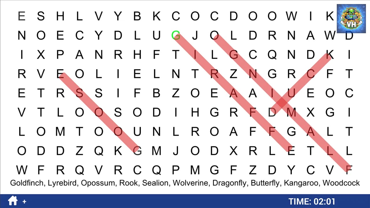Word Search Puzzle: Find the Words! Nintendo Switch - ảnh màn hình 4