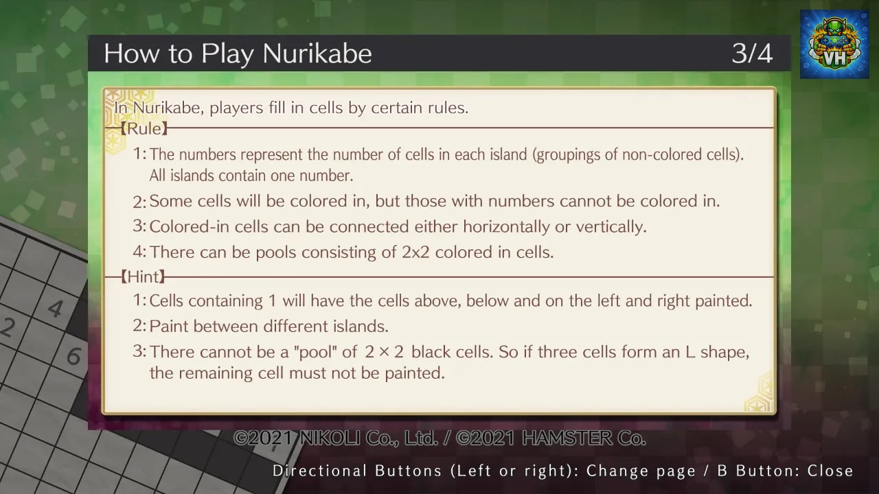 Puzzle by Nikoli S Nurikabe Nintendo Switch - ảnh màn hình 8