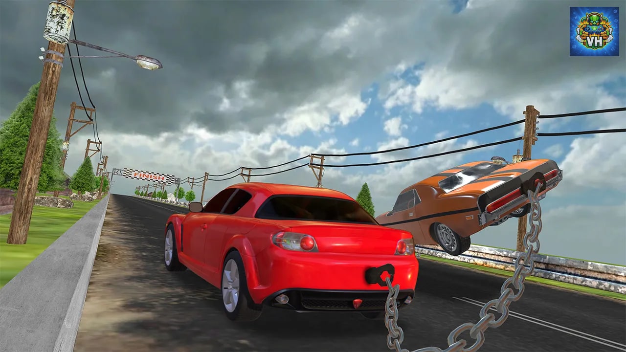 Chain Car Stunt Simulator - 3D Extreme Highway Car Driving Games Nintendo Switch - ảnh màn hình 11