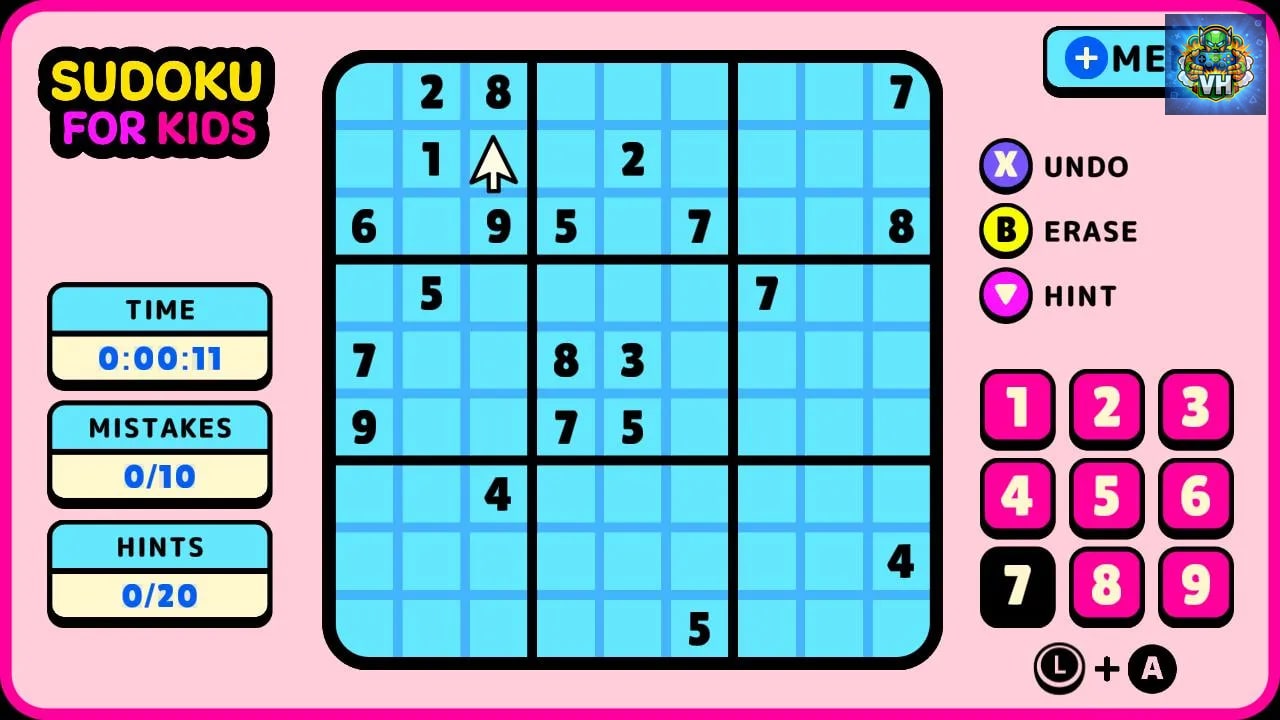 Sudoku for Kids Nintendo Switch - ảnh màn hình 7