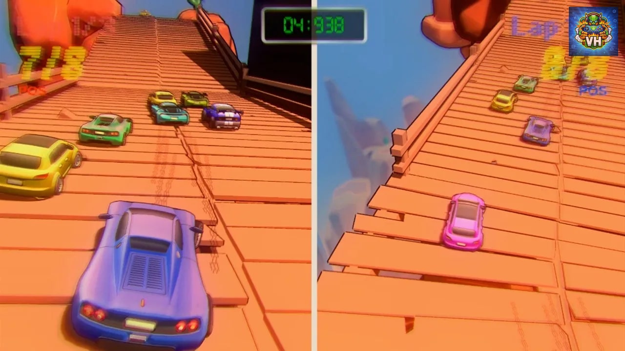 Car+Toon Race: Rally Valley Champion Nintendo Switch - ảnh màn hình 2
