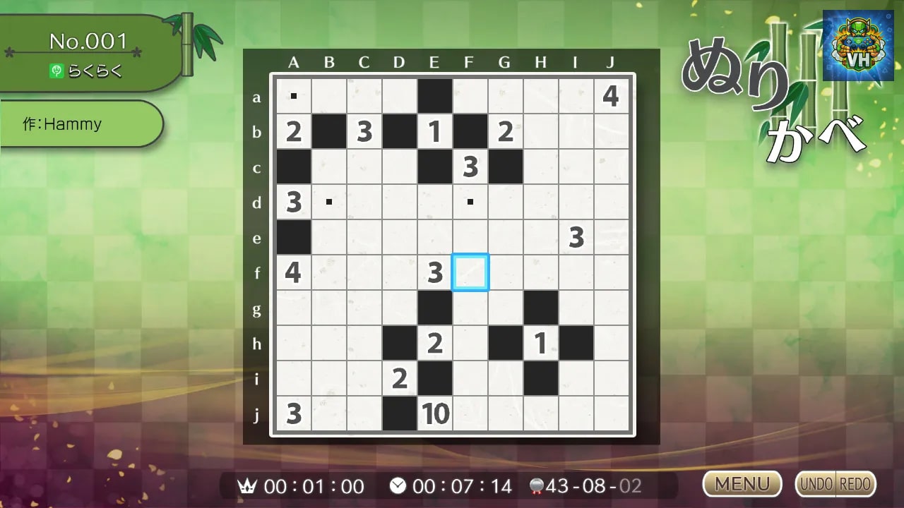 Puzzle by Nikoli S Nurikabe Nintendo Switch - ảnh màn hình 3
