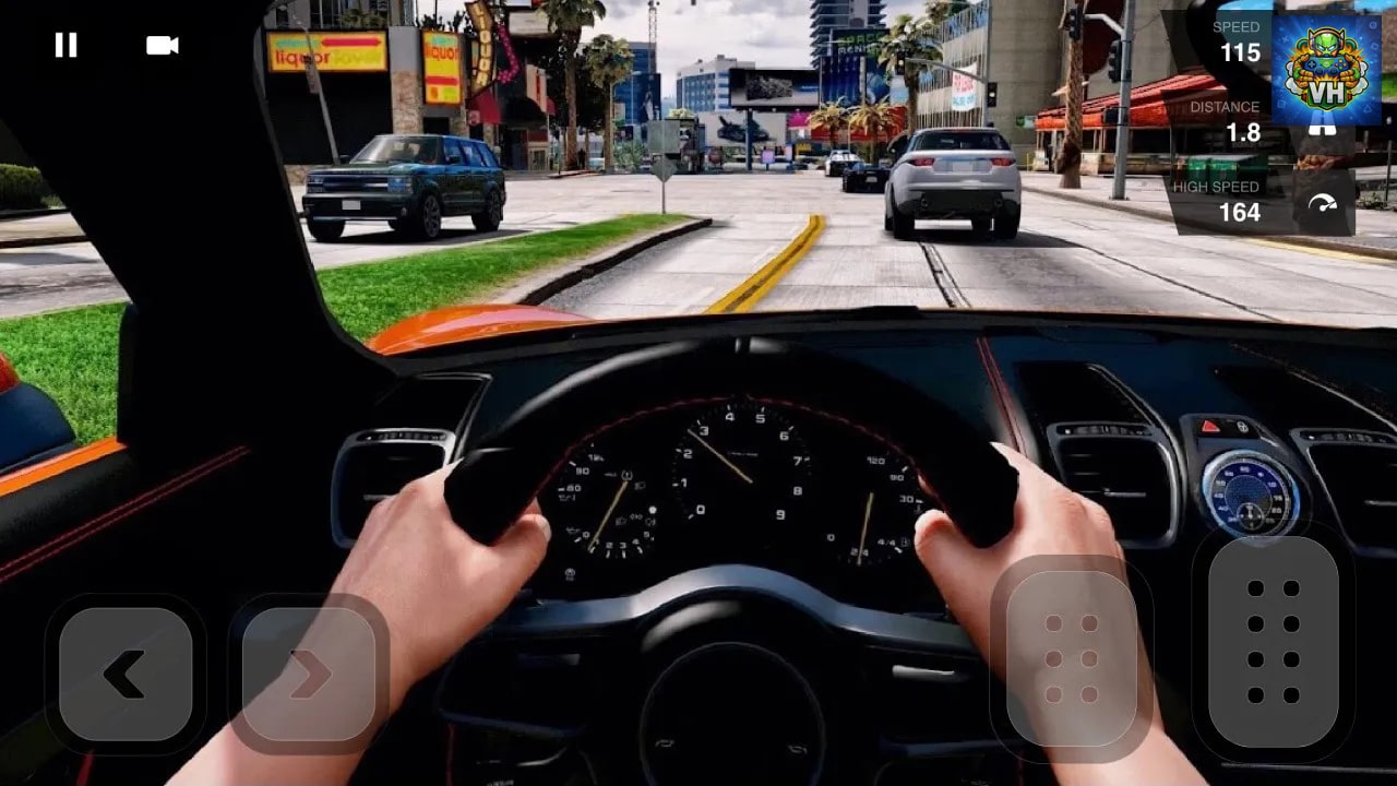 Car Racing Highway Driving Simulator, real parking driver sim speed traffic deluxe 2022 Nintendo Switch - ảnh màn hình 9