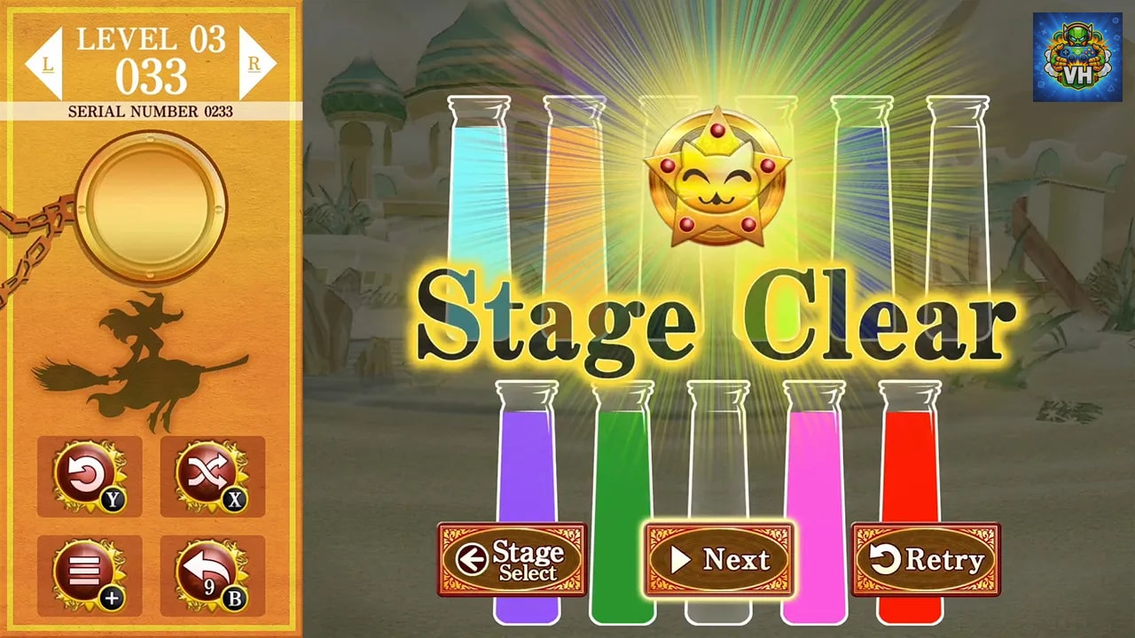 Witch's Potion: Water Sort Puzzle Nintendo Switch - ảnh màn hình 6